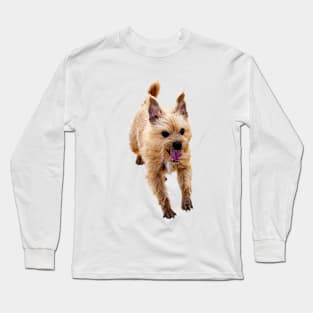 Buddy! Adorable Terrier Mix Long Sleeve T-Shirt